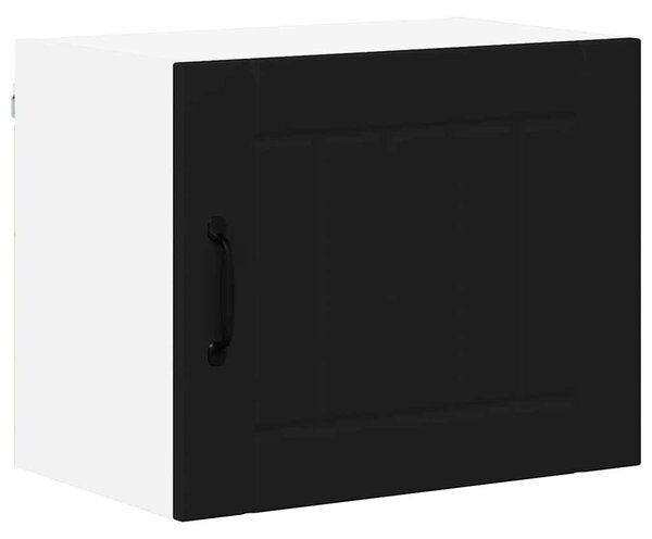 VidaXL Konyhaszekrény 2 pcs Fekete 50 x 31 x 40 cm Faanyag