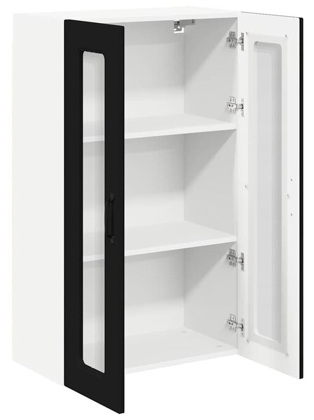 VidaXL Mosogatógép panel Kalmar Fekete 60 x 31 x 100 cm Faanyag