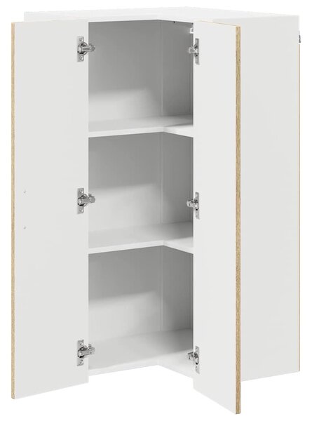 VidaXL Fali konyhaszekrény Sonoma tölgy 57 x 57 x 100 cm Faanyag