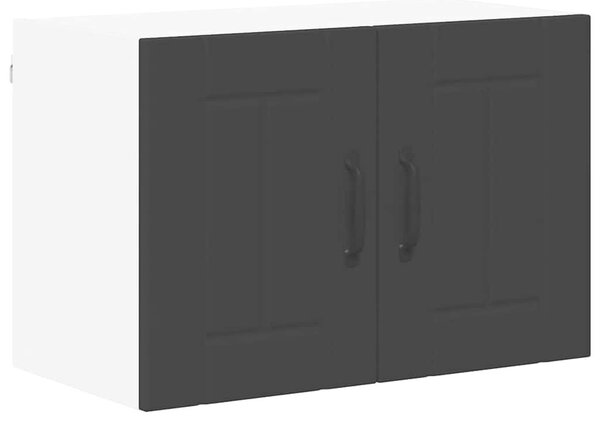 VidaXL Konyhaszekrény 2 pcs Fekete 60 x 31 x 40 cm Faanyag