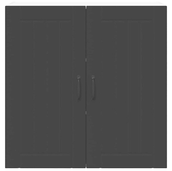 VidaXL Konyhaszekrény Fekete 80 x 31 x 80 cm Faanyag