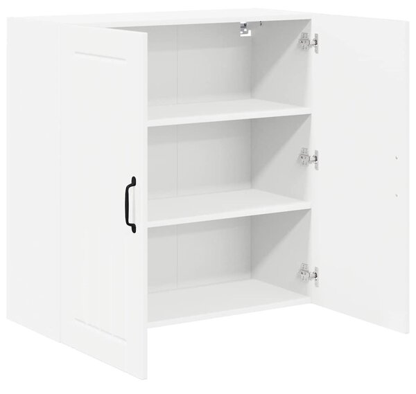 VidaXL Konyhaszekrény Magas Fényű Fehér 80 x 31 x 80 cm Faanyag