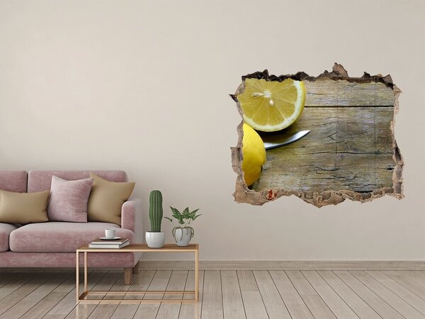 3d lyuk fal dekoráció Citrom fa
