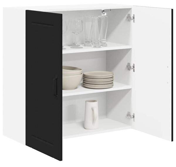 VidaXL Konyhaszekrény Fekete 80 x 31 x 80 cm Faanyag