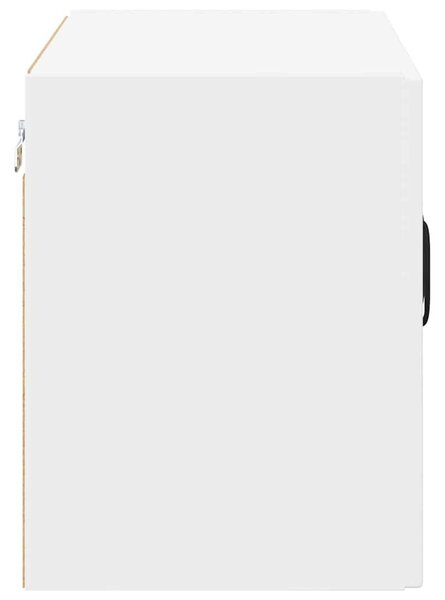 VidaXL Fali üveges szekrény LUCCA 2 pcs Fehér 60 x 31 x 40 cm