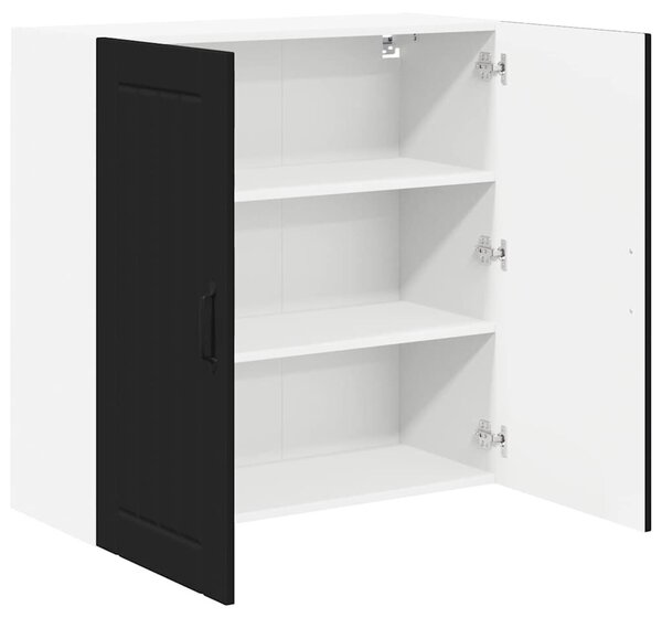 VidaXL Konyhaszekrény Fekete 80 x 31 x 80 cm Faanyag
