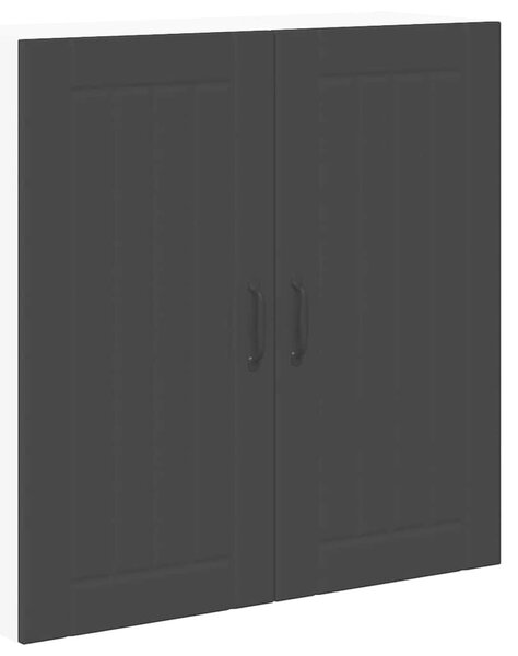 VidaXL Konyhaszekrény Fekete 80 x 31 x 80 cm Faanyag