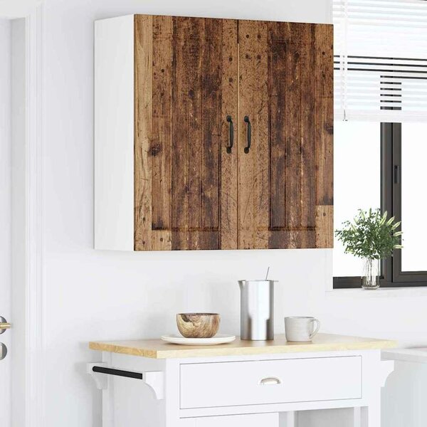VidaXL Konyhaszekrény Öreg fa 80 x 31 x 80 cm Faanyag