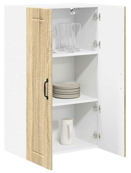 VidaXL Konyhaszekrény Sonoma tölgy 60 x 31 x 100 cm Faanyag
