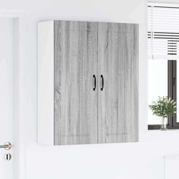 VidaXL Konyhaszekrény Szürke Sonoma 80 x 31 x 100 cm Faanyag