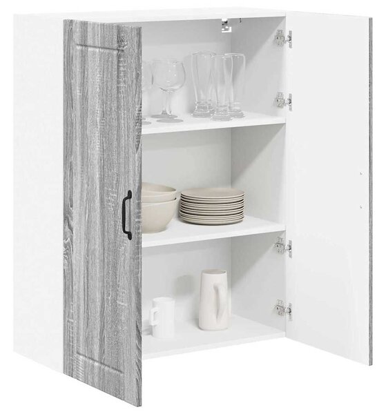 VidaXL Konyhaszekrény Szürke Sonoma 80 x 31 x 100 cm Faanyag