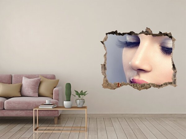 3d lyuk fal dekoráció Tökéletes smink