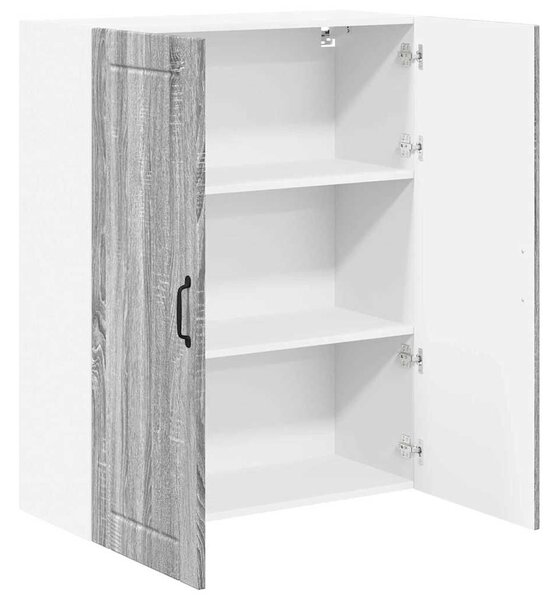 VidaXL Konyhaszekrény Szürke Sonoma 80 x 31 x 100 cm Faanyag
