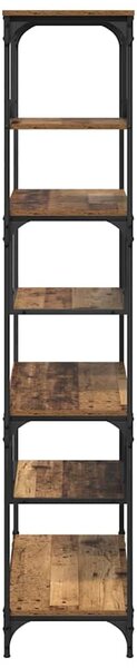 VidaXL Könyvszekrény Régi fa 81 x 36 x 176 cm Faanyag