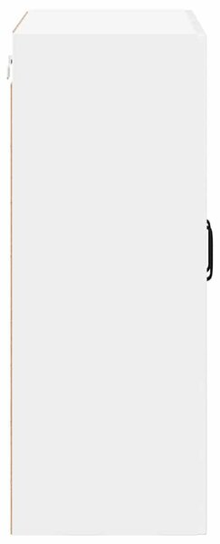VidaXL Fali üveges szekrény LUCCA Magasfényű Fehér 60 x 31 x 80 cm