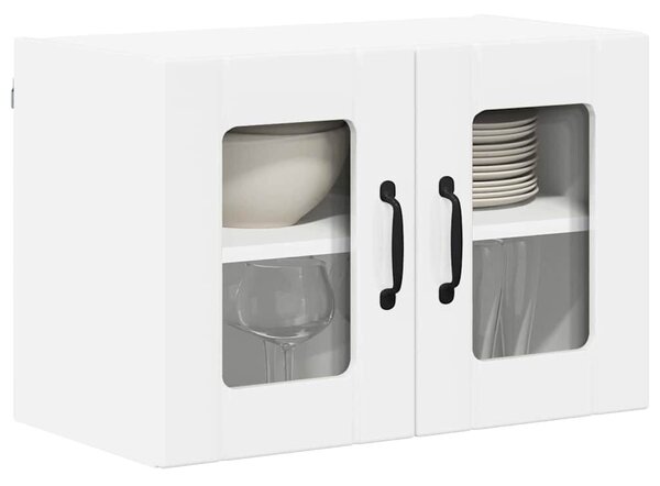 VidaXL Konyhaszekrény 2 pcs Magas Fényű Fehér 60 x 31 x 40 cm Faanyag