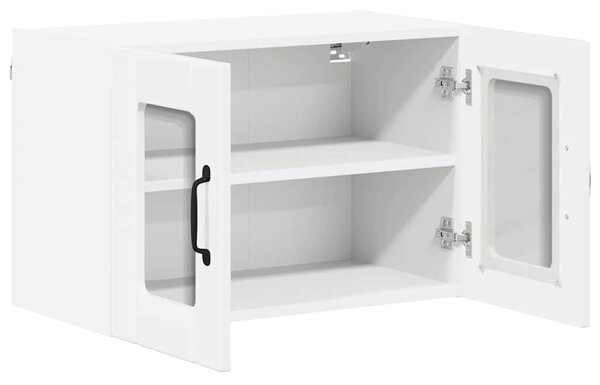 VidaXL Konyhaszekrény 2 pcs Magas Fényű Fehér 60 x 31 x 40 cm Faanyag