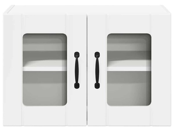 VidaXL Konyhaszekrény 2 pcs Magas Fényű Fehér 60 x 31 x 40 cm Faanyag