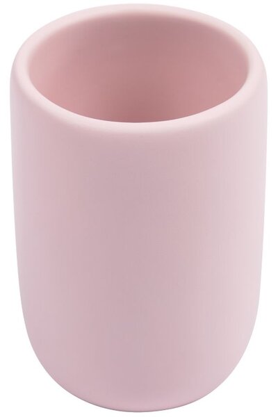 Rózsaszín műanyag fogkefe állvány Kave Home Chia