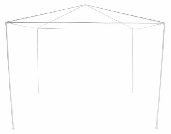 Kerti partisátor, fehér, 3x3 m, TEKNO TYP 1