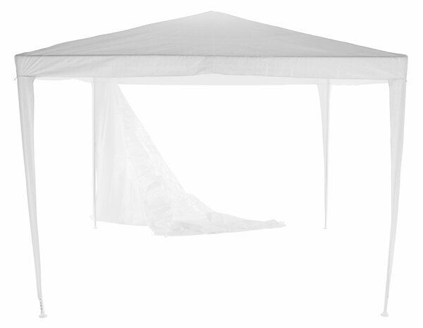 Kerti partisátor, fehér, 3x3 m, TEKNO TYP 1