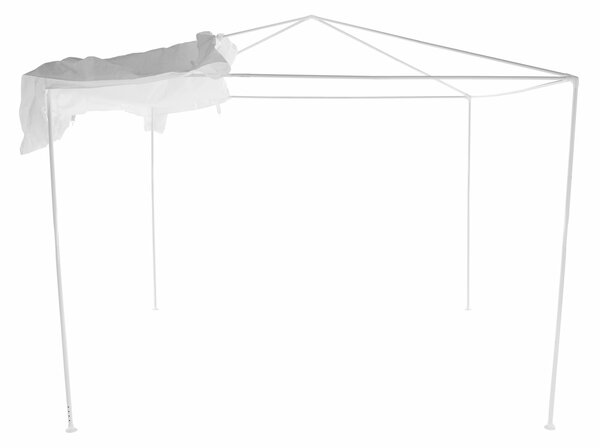 Kerti partisátor, fehér, 3x3 m, TEKNO TYP 1