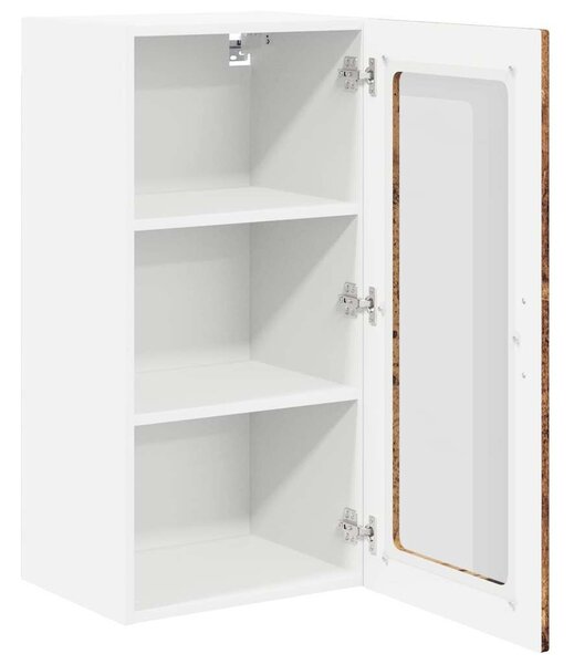 VidaXL Konyhaszekrény 2 pcs Öreg fa 40 x 31 x 80 cm Faanyag