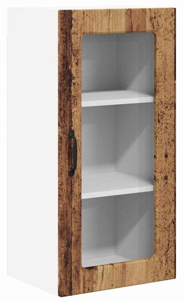 VidaXL Konyhaszekrény 2 pcs Öreg fa 40 x 31 x 80 cm Faanyag