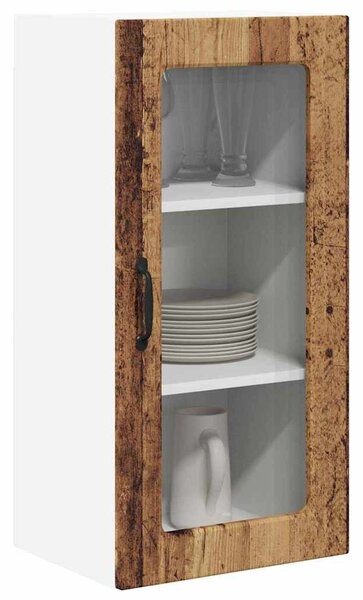 VidaXL Konyhaszekrény 2 pcs Öreg fa 40 x 31 x 80 cm Faanyag