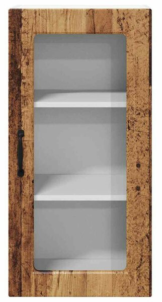 VidaXL Konyhaszekrény 2 pcs Öreg fa 40 x 31 x 80 cm Faanyag