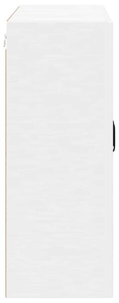 VidaXL Fali üveges szekrény LUCCA Fehér 80 x 31 x 80 cm Szerelt Fa