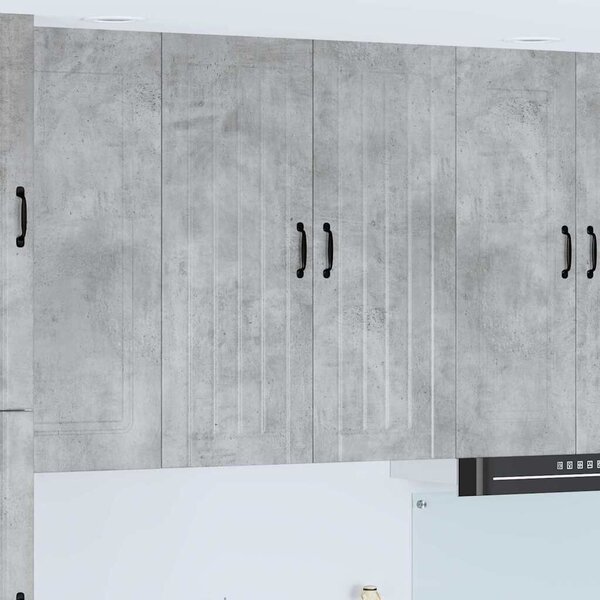 VidaXL Konyhaszekrény Beton Szürke 80 x 31 x 100 cm Faanyag