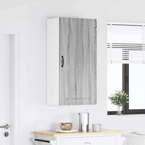 VidaXL Fali konyhaszekrény Szürke Sonoma 50 x 31 x 100 cm Faanyag