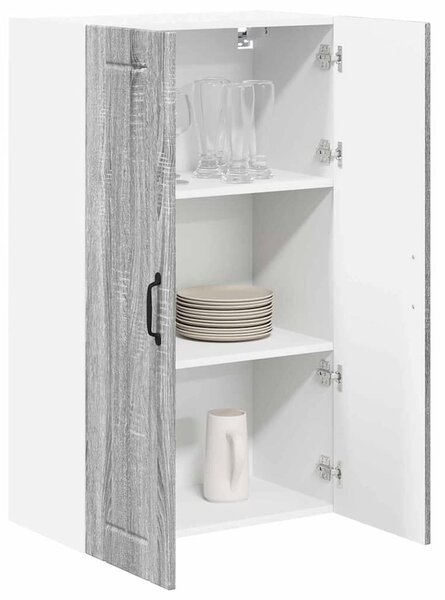 VidaXL Konyhaszekrény Szürke Sonoma 60 x 31 x 100 cm Faanyag