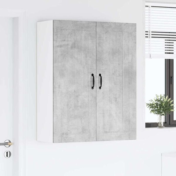 VidaXL Konyhaszekrény Beton Szürke 80 x 31 x 100 cm Faanyag
