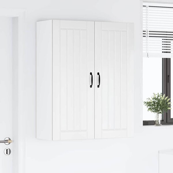 VidaXL Konyhaszekrény Magas Fényű Fehér 80 x 31 x 100 cm Faanyag