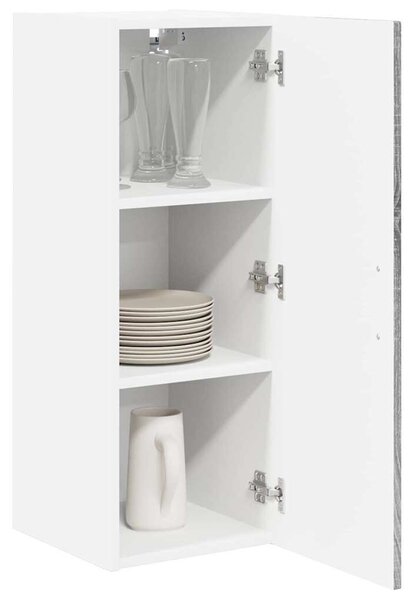 VidaXL Konyhaszekrény 2 pcs Szürke Sonoma 30 x 31 x 80 cm Faanyag