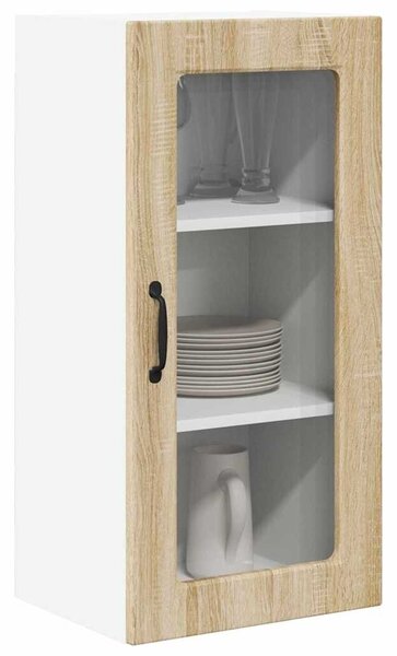 VidaXL Konyhaszekrény 2 pcs Sonoma tölgy 40 x 31 x 80 cm Faanyag