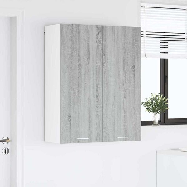 VidaXL Függő szekrény Riga Szürke Sonoma 80 x 31 x 100 cm Faanyag