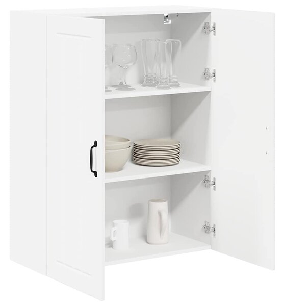 VidaXL Konyhaszekrény Magas Fényű Fehér 80 x 31 x 100 cm Faanyag