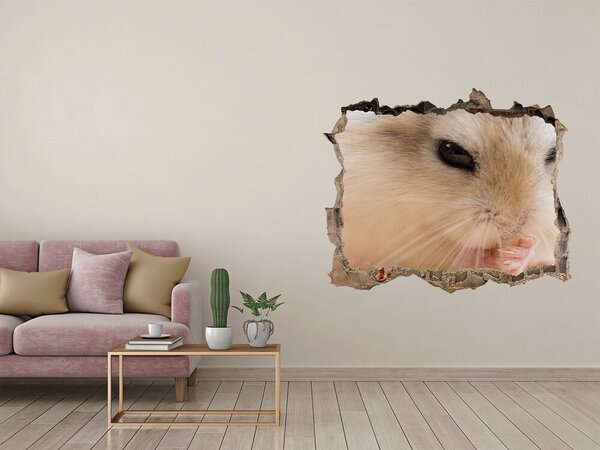 3d lyuk fal dekoráció Hörcsög