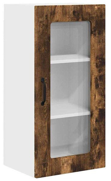 VidaXL Fali konyhaszekrény 2 pcs Füstölt tölgy 40 x 31 x 80 cm Faanyag