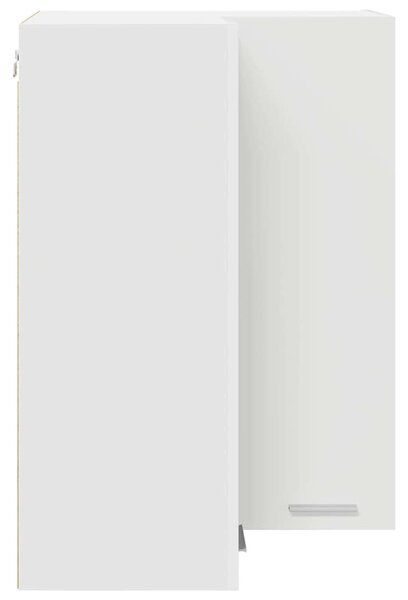 VidaXL Függő szekrény polcokkal Riga Fehér 57 x 57 x 80 cm Faanyag