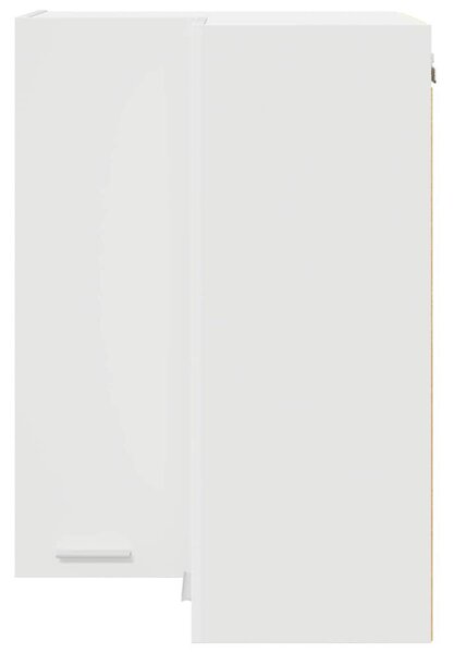 VidaXL Függő szekrény polcokkal Riga Fehér 57 x 57 x 80 cm Faanyag
