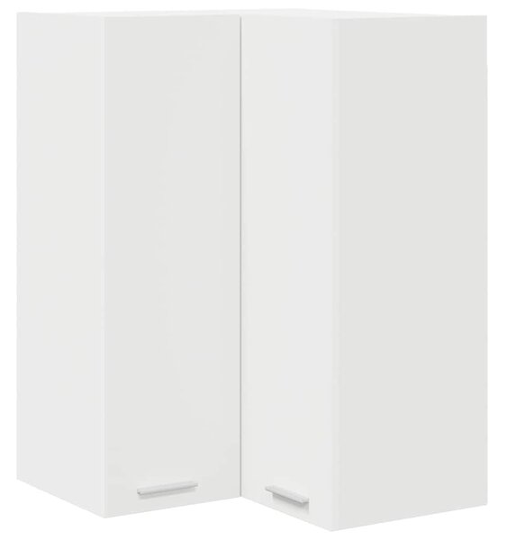 VidaXL Függő szekrény polcokkal Riga Fehér 57 x 57 x 80 cm Faanyag