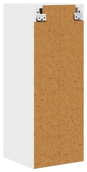 VidaXL Fali konyhaszekrény ajtóval 2 pcs Fehér 30 x 31 x 80 cm Faanyag
