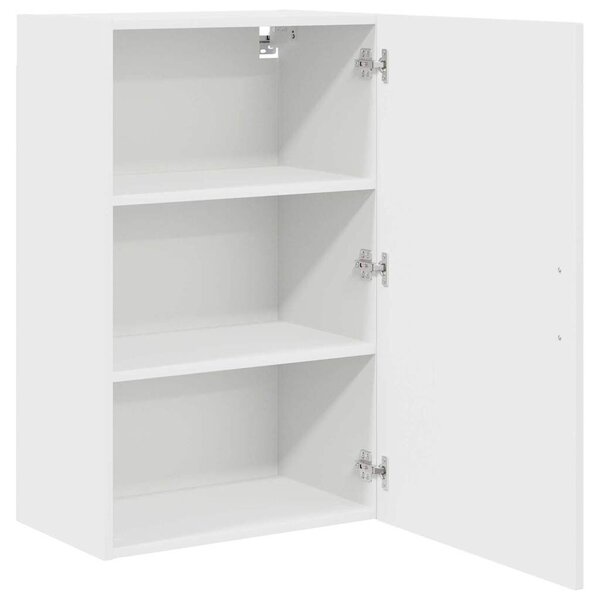VidaXL Fali konyhaszekrény Magas Fényű Fehér 50 x 31 x 80 cm Faanyag