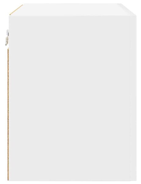 VidaXL Függő szekrény ajtóval Riga 2 pcs Fehér 50 x 31 x 40 cm Faanyag