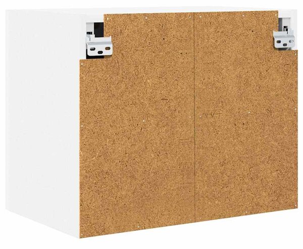 VidaXL Függő szekrény ajtóval Riga 2 pcs Fehér 50 x 31 x 40 cm Faanyag