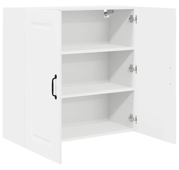 VidaXL Fali konyhaszekrény polcokkal Fehér 80 x 31 x 80 cm Faanyag